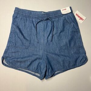 Wrangler Women's Lightweight Shorty Casual Blue Jean Shorts